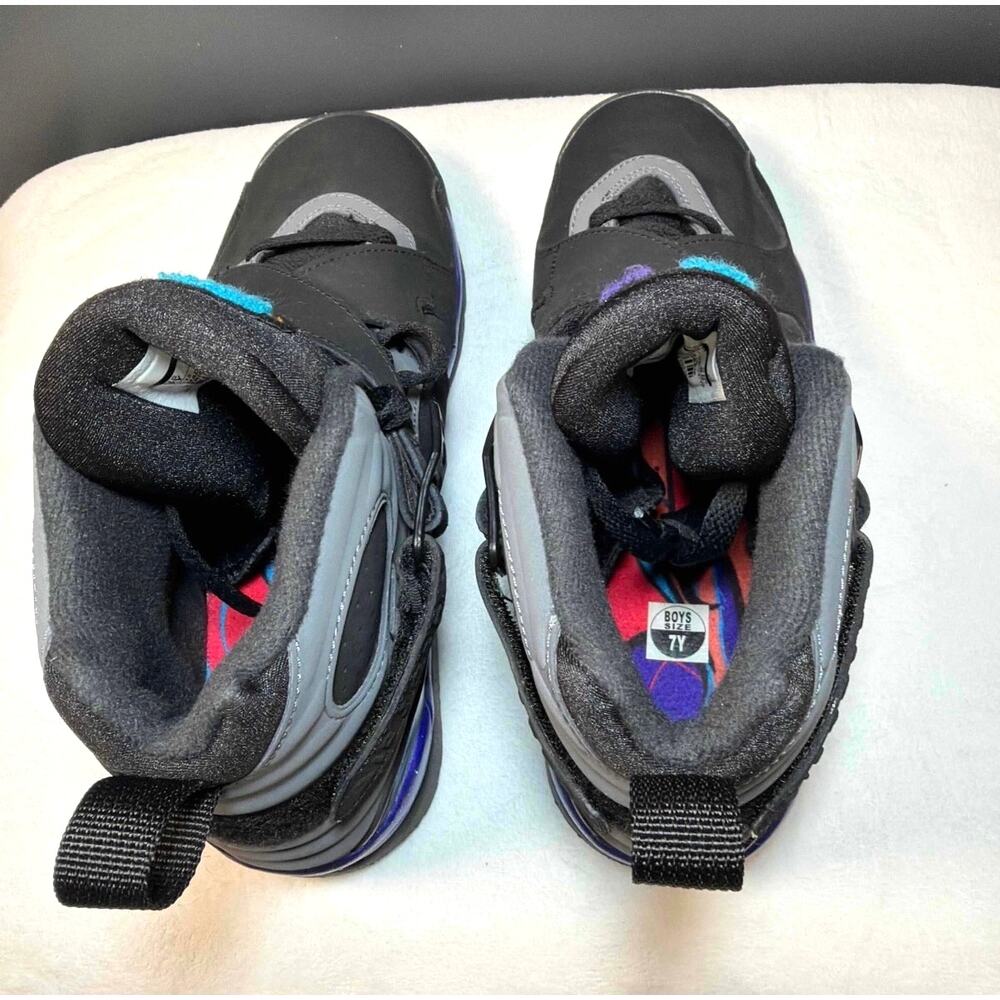Air Jordan 8 Retro BG “Aqua” (2015) – 305368-025 | 7Y - Picture 10 of 11